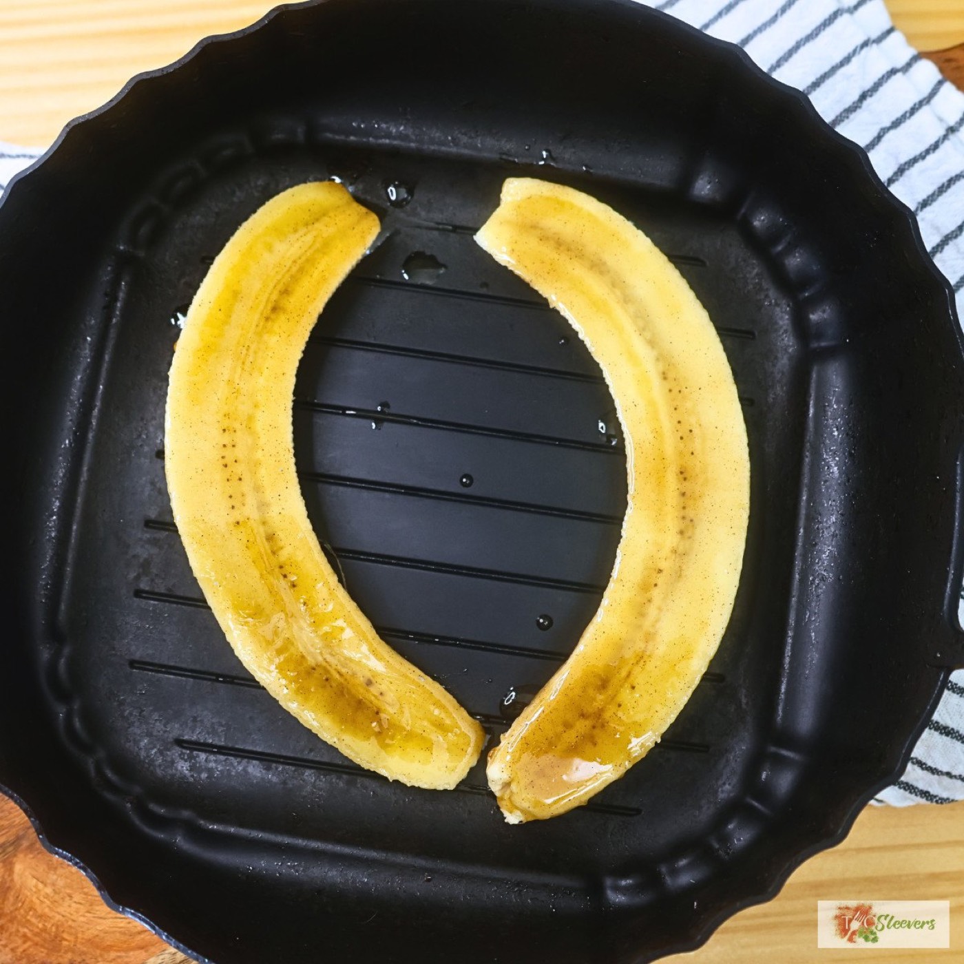 Air Fryer Caramelized Bananas