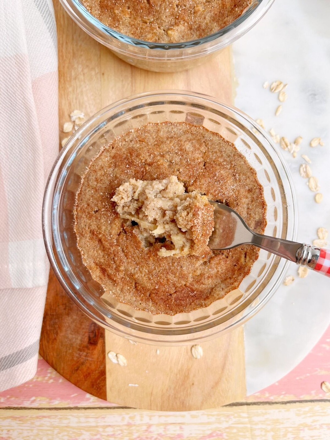 Apple Donut Baked Oats