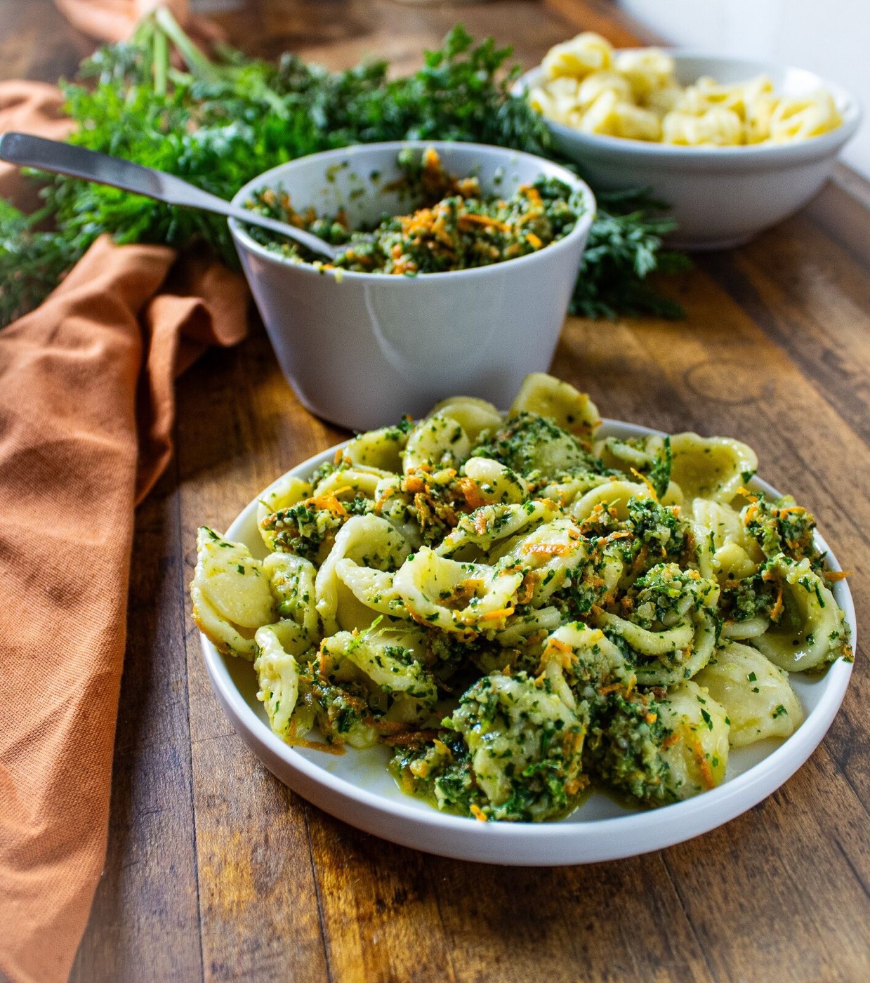 Carrot Top Pesto