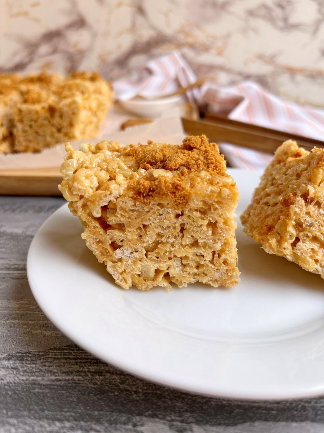 Cookie Butter Rice Krispie Treats