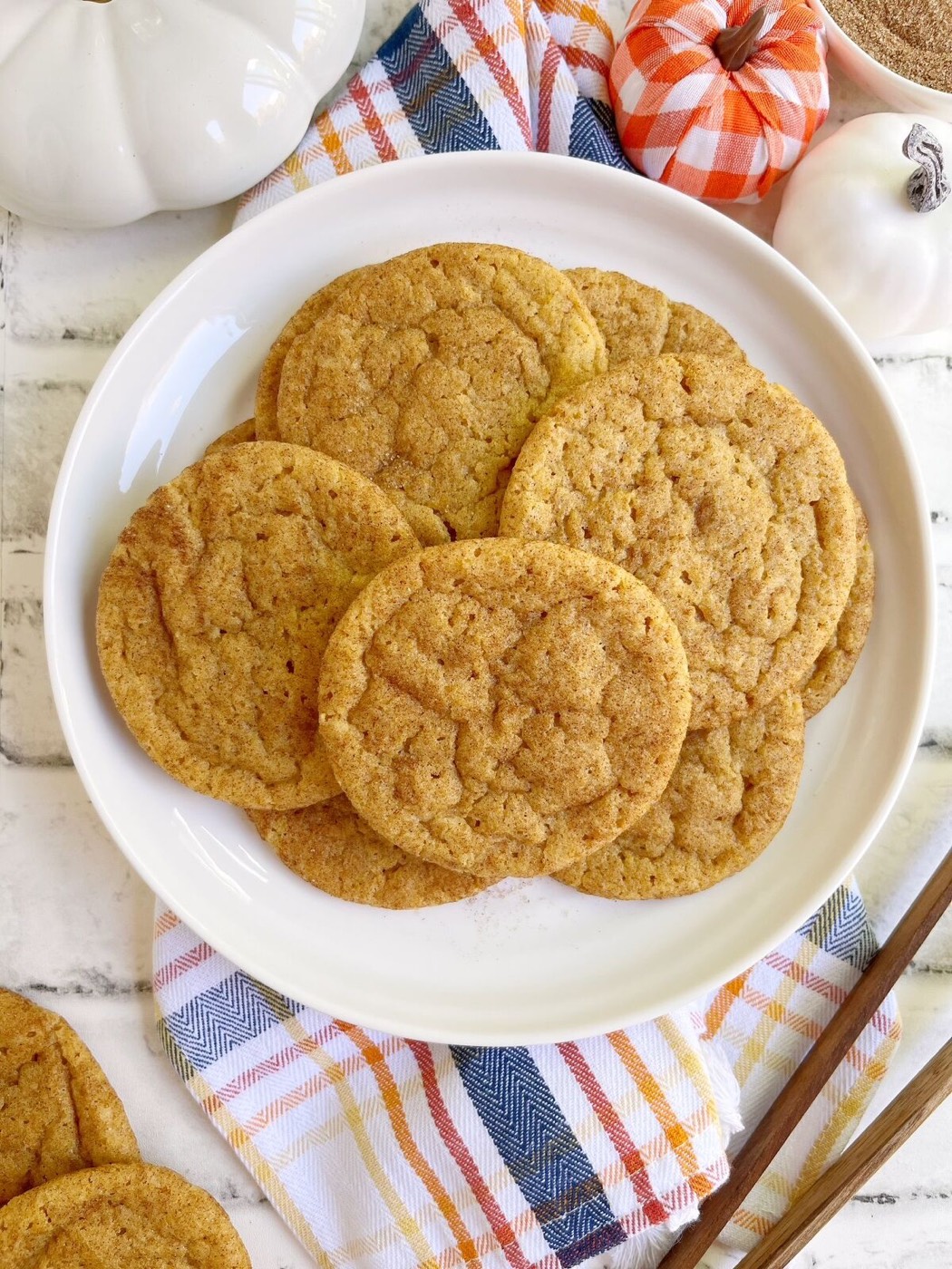 Easy Pumpkin Snickerdoodles from a Mix