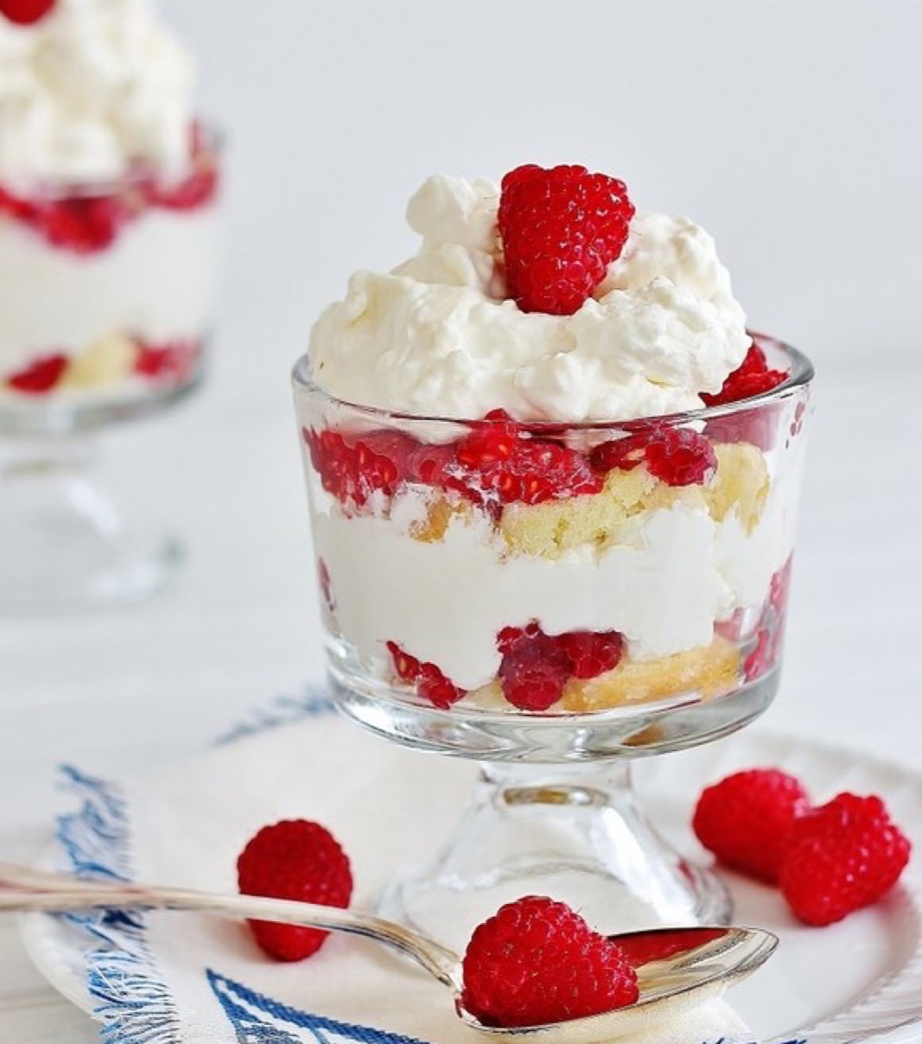 Mini Raspberry Trifle