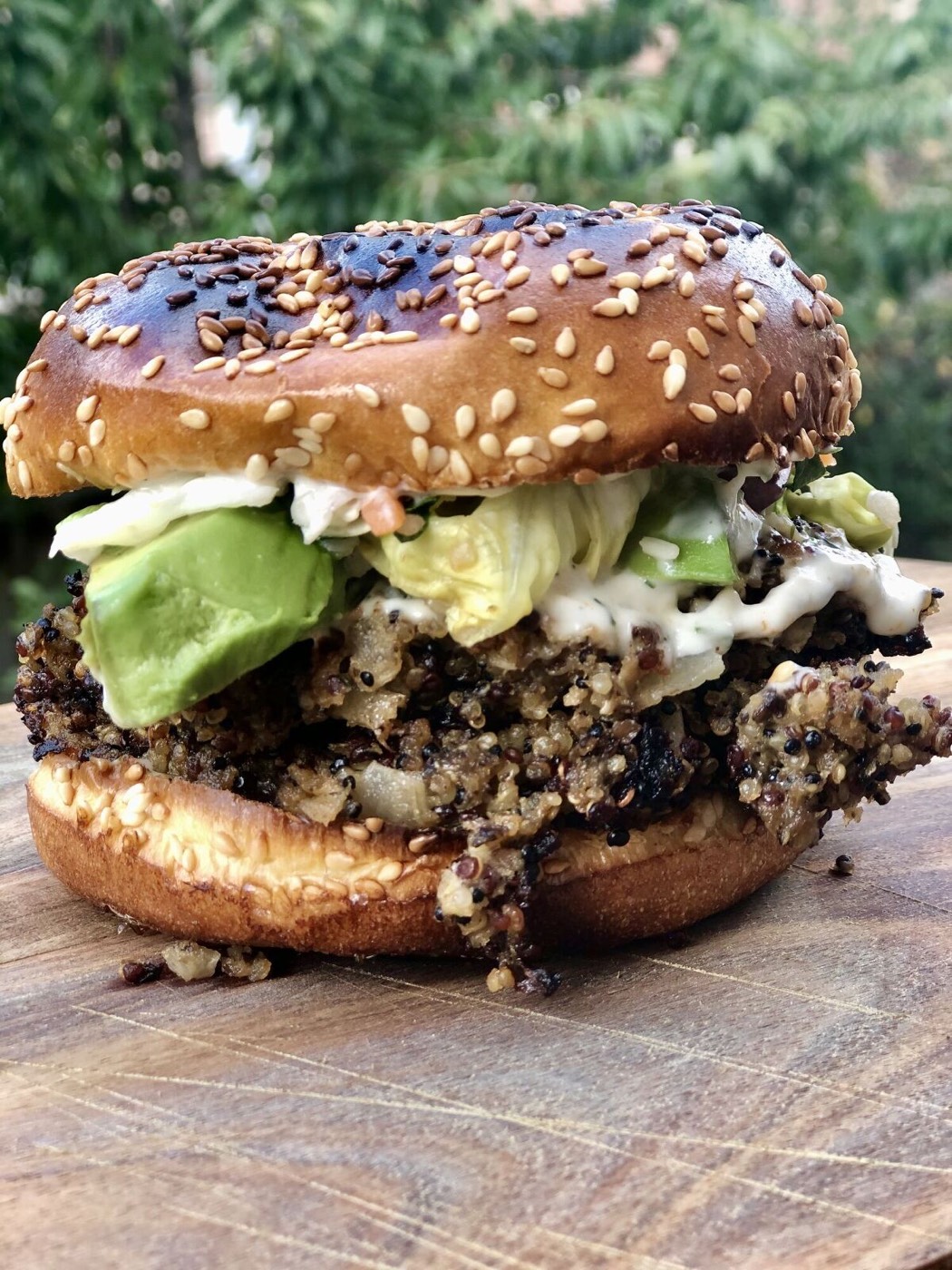Mushroom & Quinoa Burger